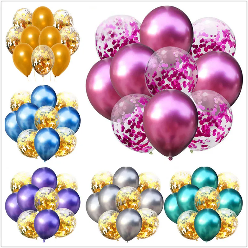 Золотистый и черный латекс подставка для воздушных шаров Свадебные украшения