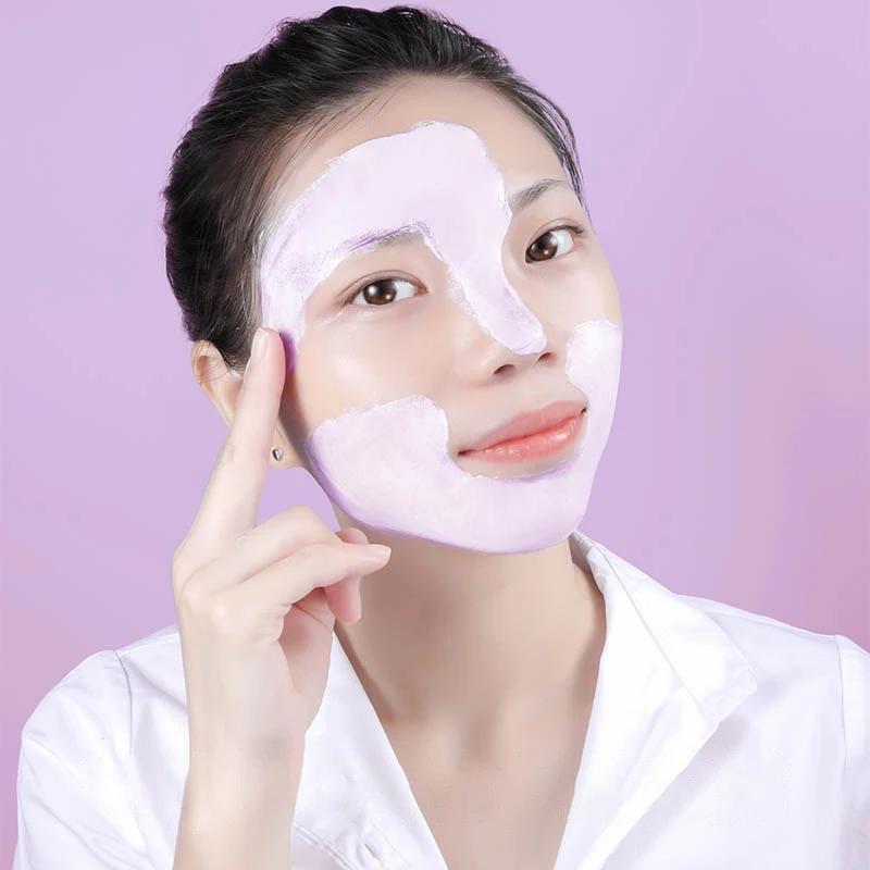 

2 Color Green Tea Eggplant Cleansing Mud Solid Cleaning Mask Purifying Clay Stick Mask Skin Care Oil Control Anti-Acne TSLM2