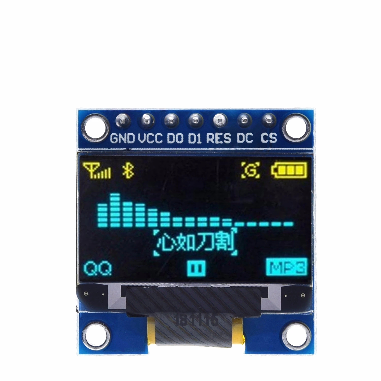 Модуль ЖК дисплея TZT 0 96 дюйма IIC Серийный белый 128X64 I2C SSD1306 12864 плата с экраном GND VCC