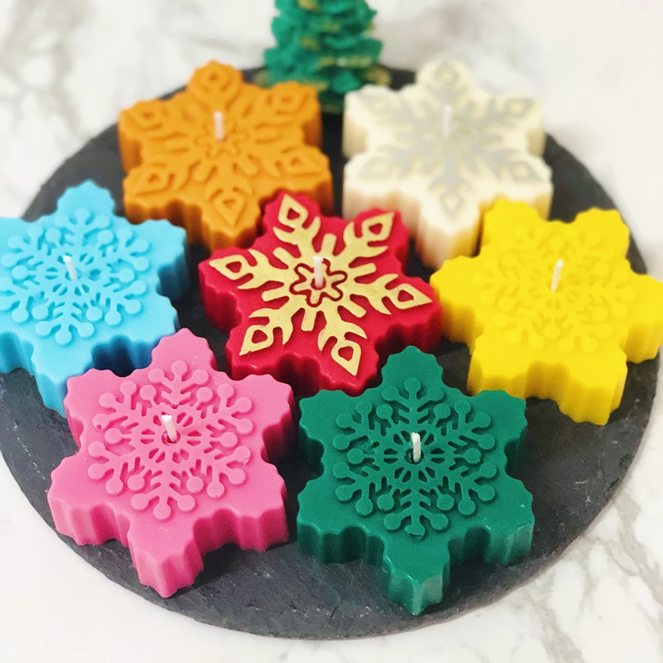 Transhome силиконовая форма для рождественских снежинок 6 даже различных выпечки