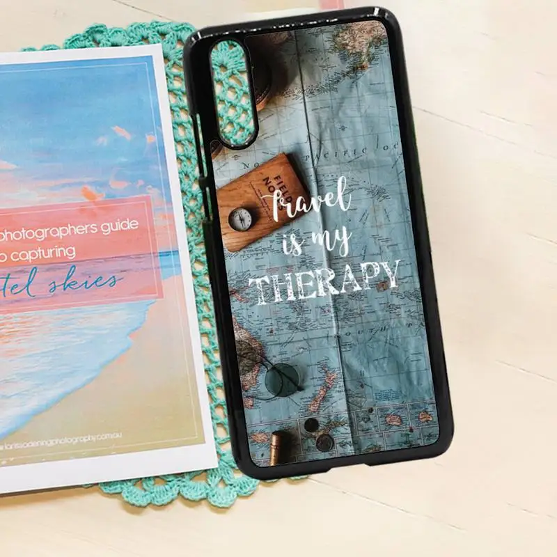 

Travel mountain sea beach quotes luxury design Phone Case shell PC for iPhone 11 12 pro XS MAX 8 7 6 6S Plus X 5S SE 2020 XR