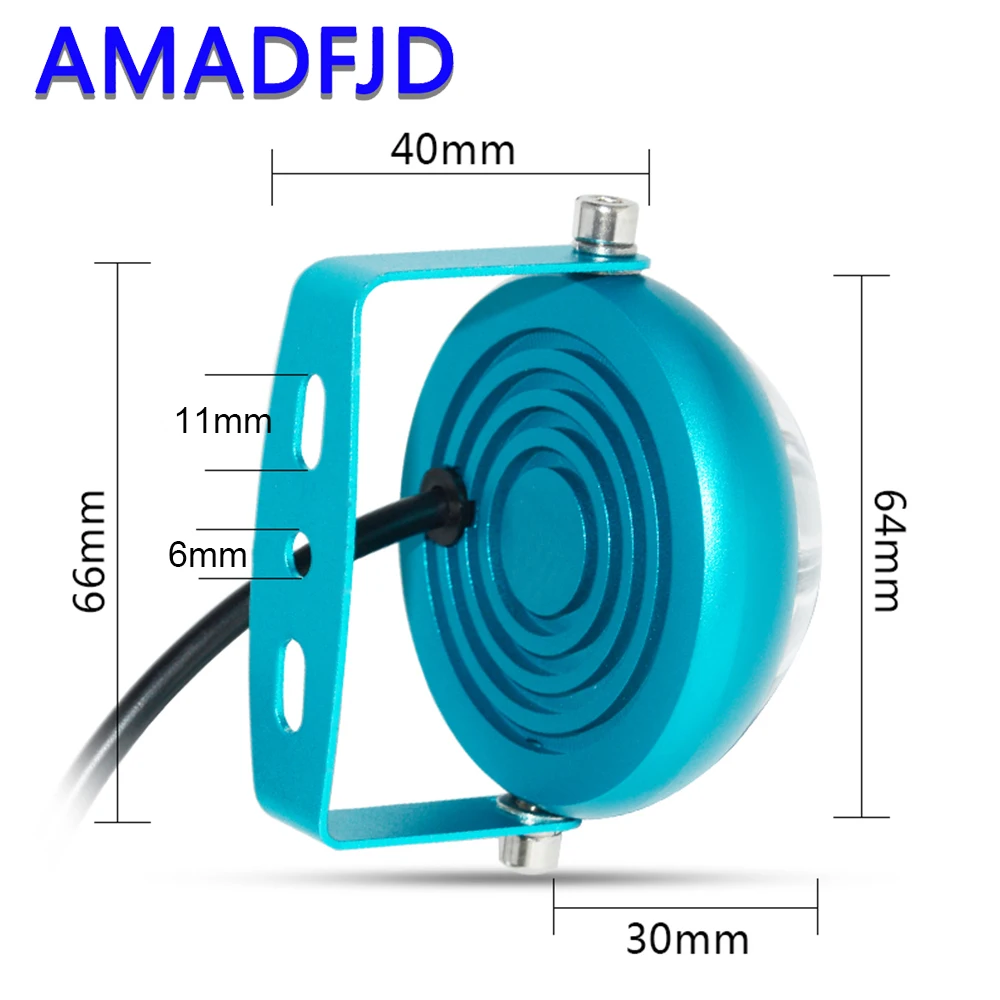 AMADFJD декоративная фара для мотоцикла 12 В стоп-сигнал предупреждающий фонарь