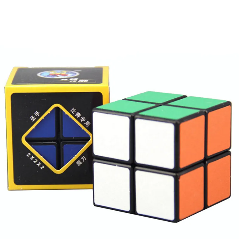 

Shengshou 2x2 magic cube 2x2x2 matte sticker cubes professional competition puzzle 2 Layer cubo magico children's toy gift