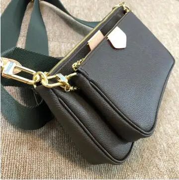 

Hot Selling !!! 2020 new fashion mahjong bag crossbody shoulder bag 3 in 1 luxury handbag leather women handbag