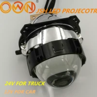 dland jsh 2 5 24v bi led projector lens kit hella3 mounting 36w for truck and 12v car biled with focus low beam and hight beam