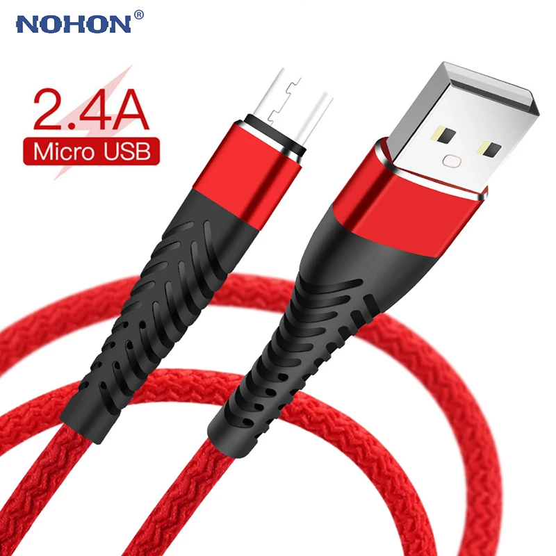 Кабель Micro USB для быстрой зарядки Samsung S7 S6 Xiaomi Redmi Note 5 Pro Android мобильный телефон