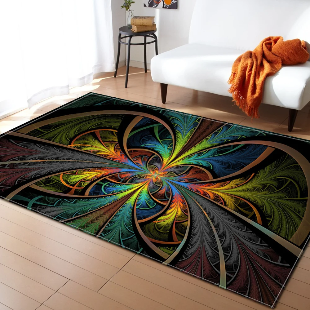 

Nordic Carpet for Living Room 3D Bedroom Rug Home Hallway Floor Rug Children Bedside Mat Kids Room Decoration Large Carpet