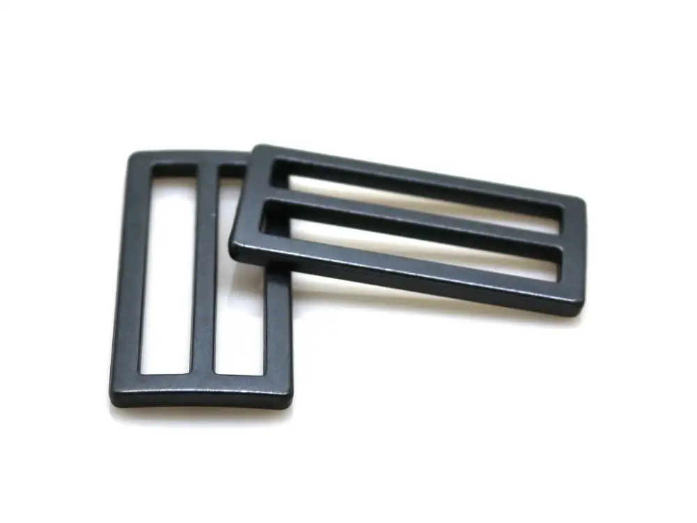 

10pcs 48mm Straps Fitting Buckle black Adjust Slider Loop DIY Sewing Accessories