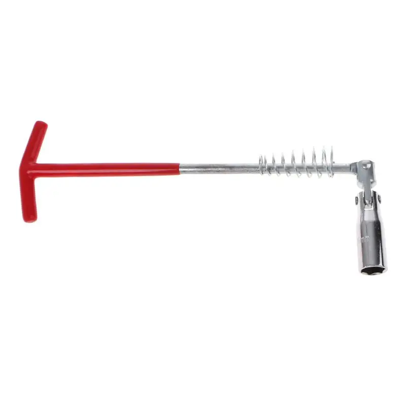 

16mm/0.6\" Spark Plug Removal Tool T-Bar T-Handle Flexible Spanner Socket Wrench