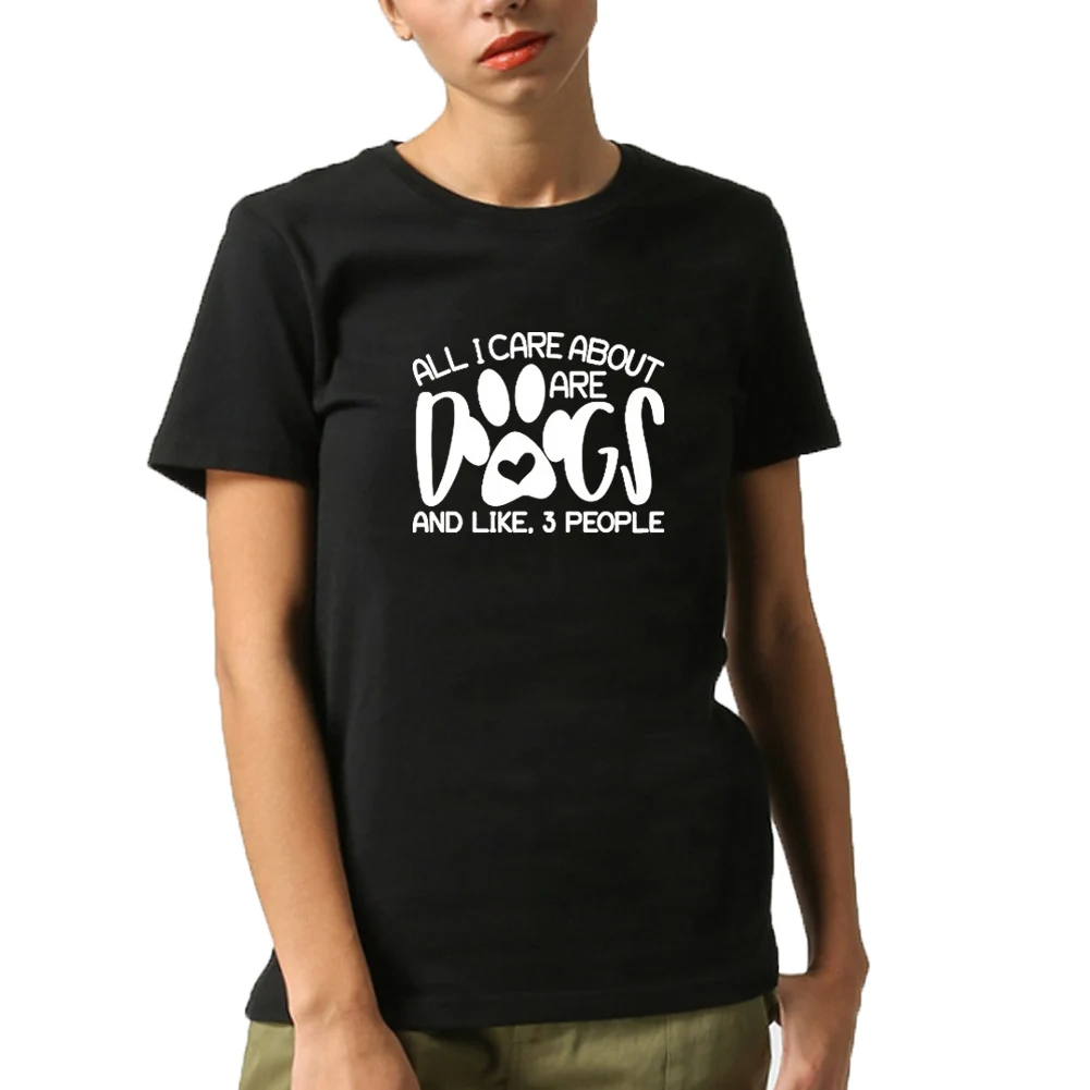 Все меня волнуют собак Ван Пис смешные футболки для Для женщин с принтом короткий