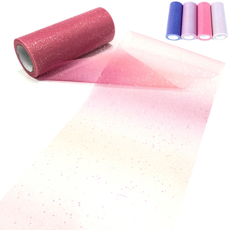 1 рулон радуги тюль катушки ткань ленты болт сделай сам стол пачка юбка Ремесло