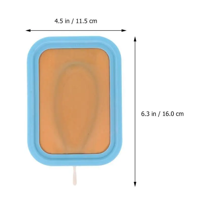 Venipuncture IV Тренировочный Коврик для инъекций силиконовый шовный шов кожи человека