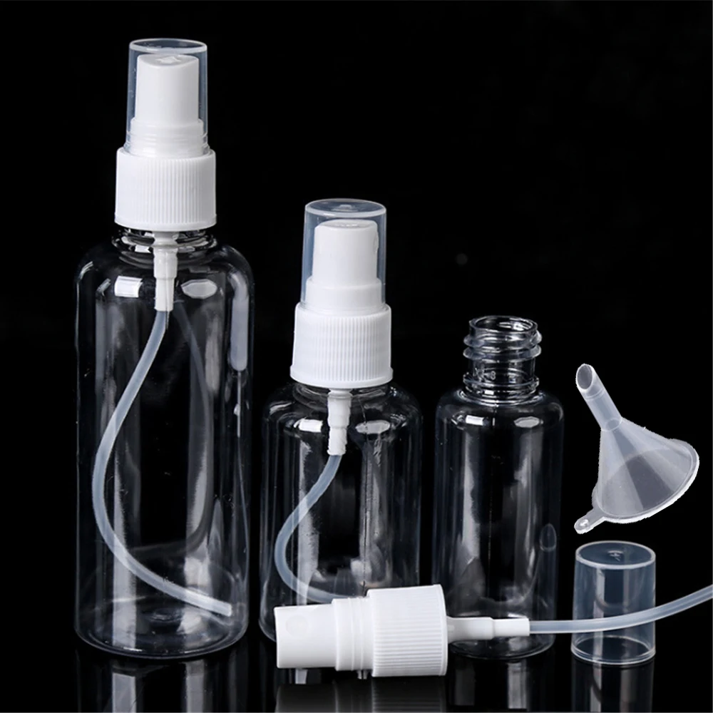 

spray bottle refillable bottles 20 pcs 10ml 30ml 50ml 100ml 200ml atomizer for perfume storage container Travel sub bottling