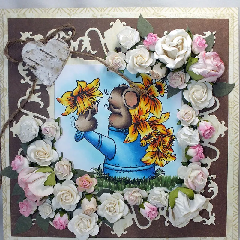 Корона украшения Рамка высечки для изготовления открыток рамка &amp штампы