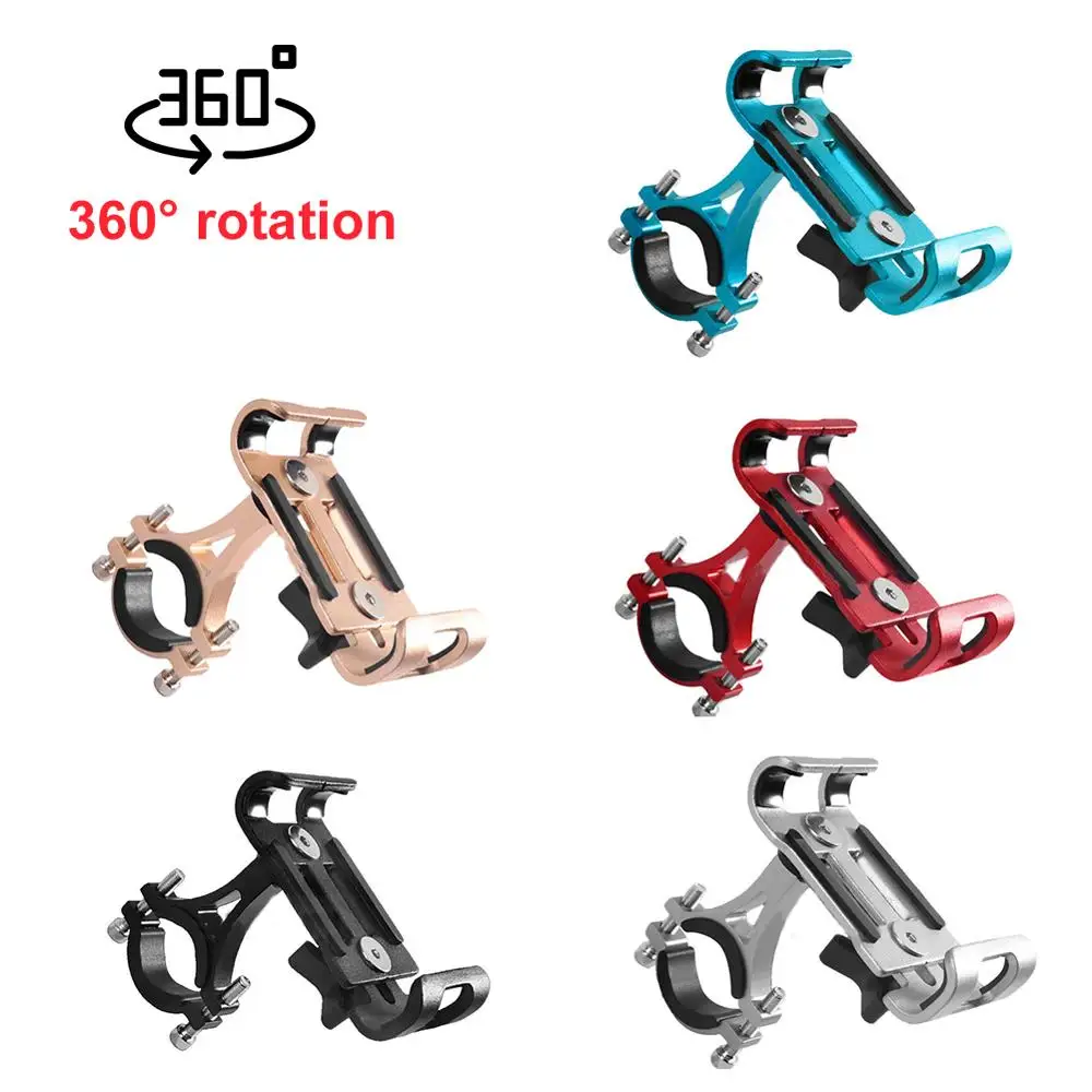 

1 PC Bicycle Phone Holder Universal Bike Aluminum Motorcycle Bike Bicycle Cell Phone Holder Mount Handlebar GPS For iPhone