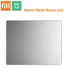 Оригинальный Металлический Коврик для мыши Xiaomi, большой игровой коврик для мыши, чистый металлический коврик для мыши, Роскошные тонкие алюминиевые компьютерные коврики для мыши, противоскользящие
