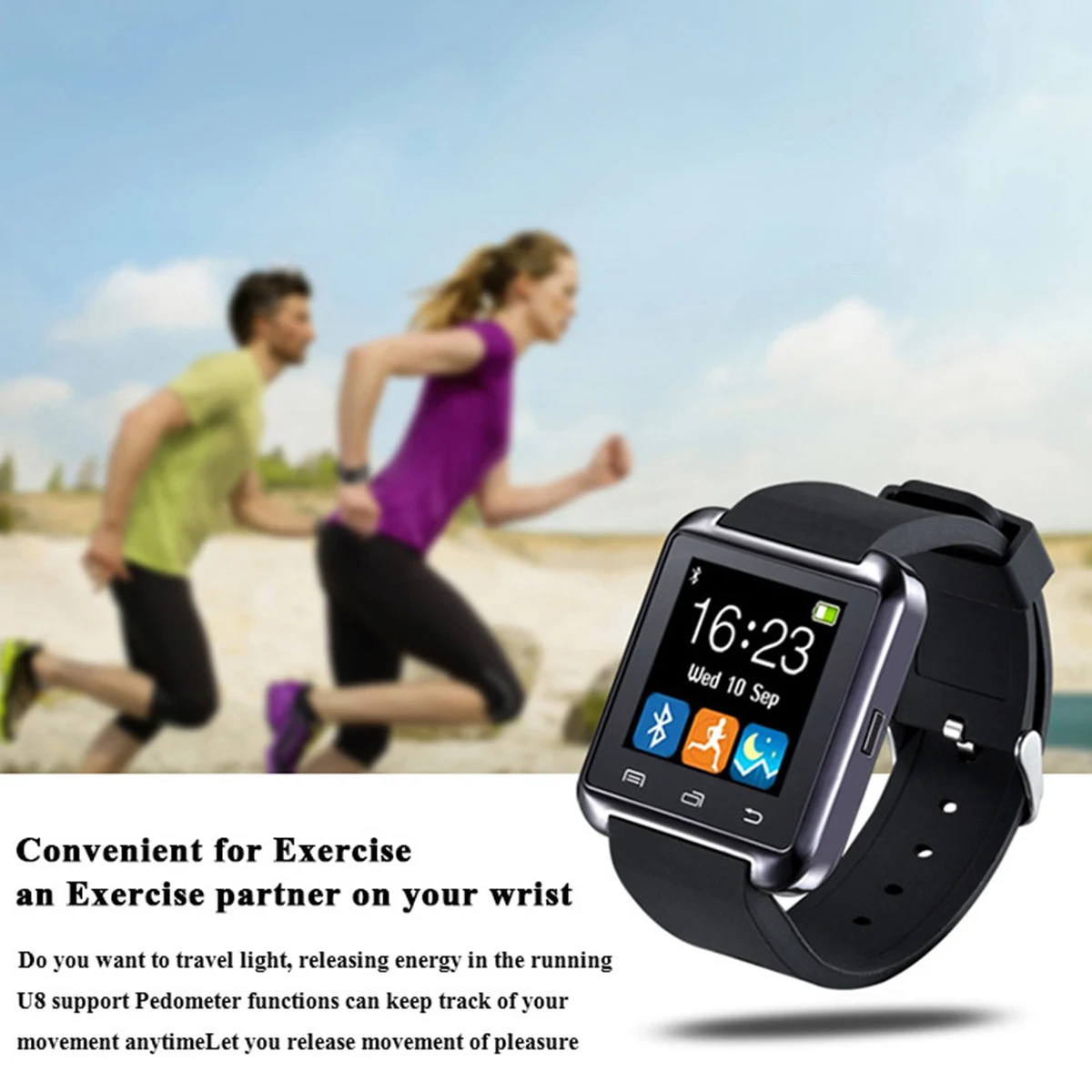 Умные часы U8 беспроводные наручные с сенсорным экраном умные поддержкой Bluetooth
