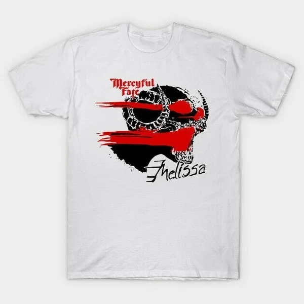 

Mercyful Fate Band Reprint Cotton White Men S-4xl T-Shirt K1530