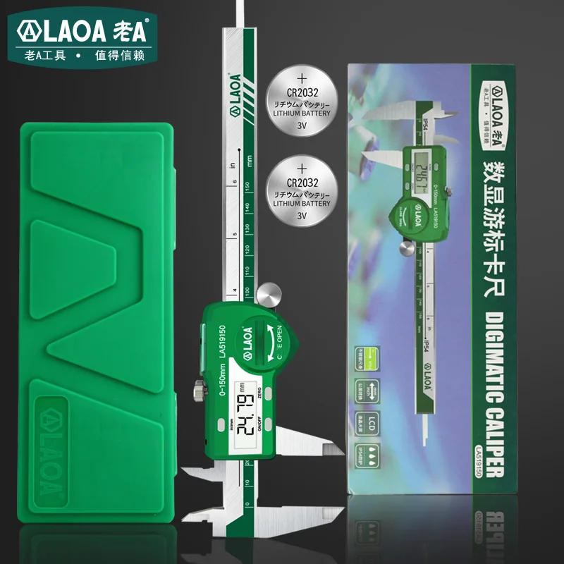 

New Electronic Digital Caliper Oil Caliper Vernier Caliper Stainless Steel Industrial Measurement 0-150mm