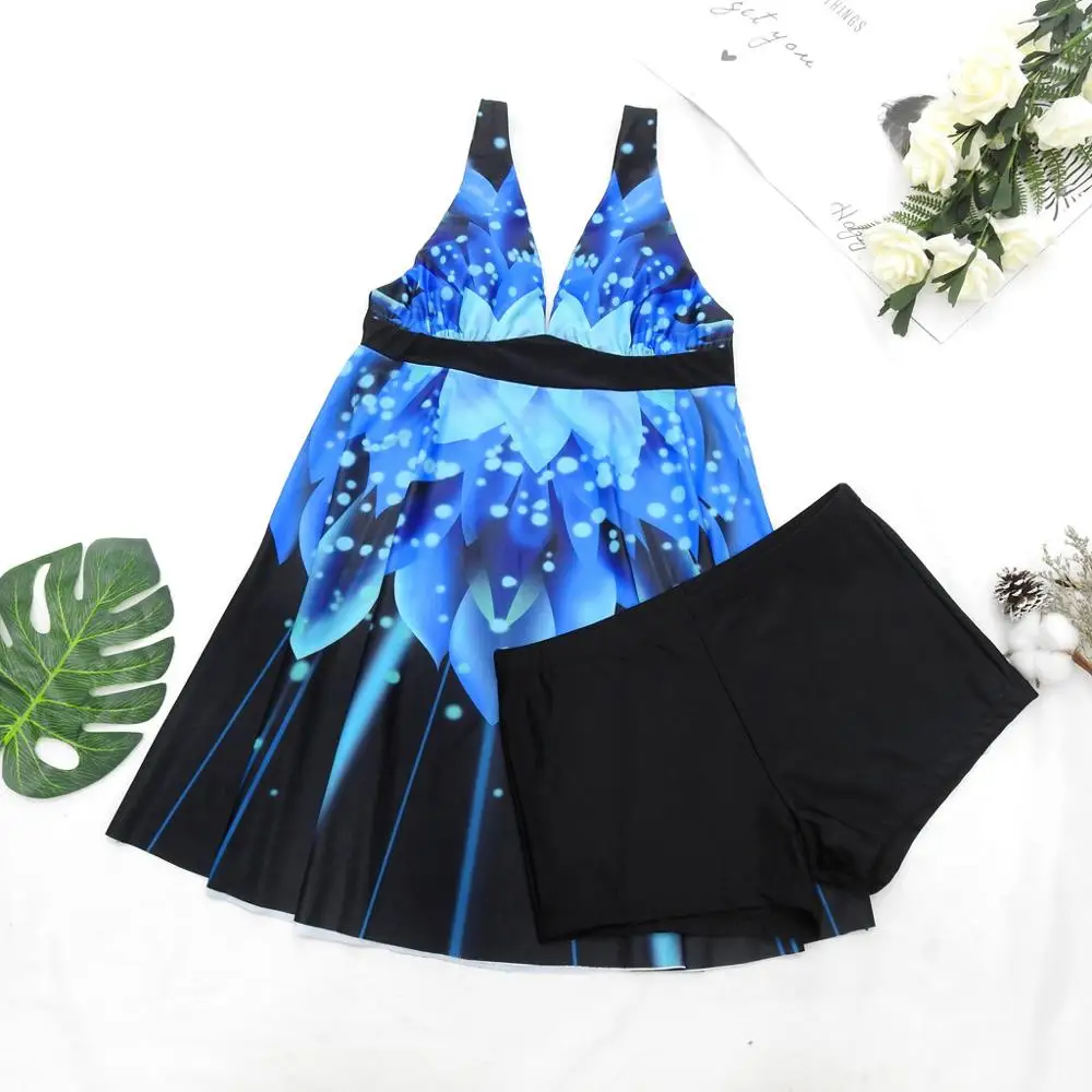 Женский купальник boycloth танкини размера плюс цельное бикини пуш ап пляжный бандаж