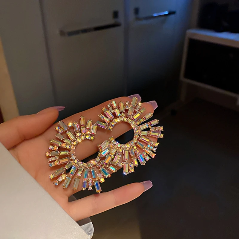 

Summer new personality creative large geometric earrings luxury fashion casual banquet party earrings for women holiday gifts