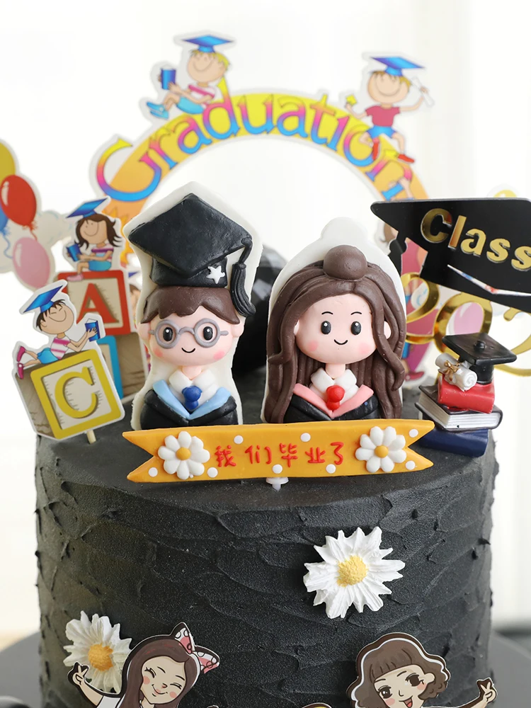 Выпускные вечерние принадлежности для декора выпускники блестящая Кепка