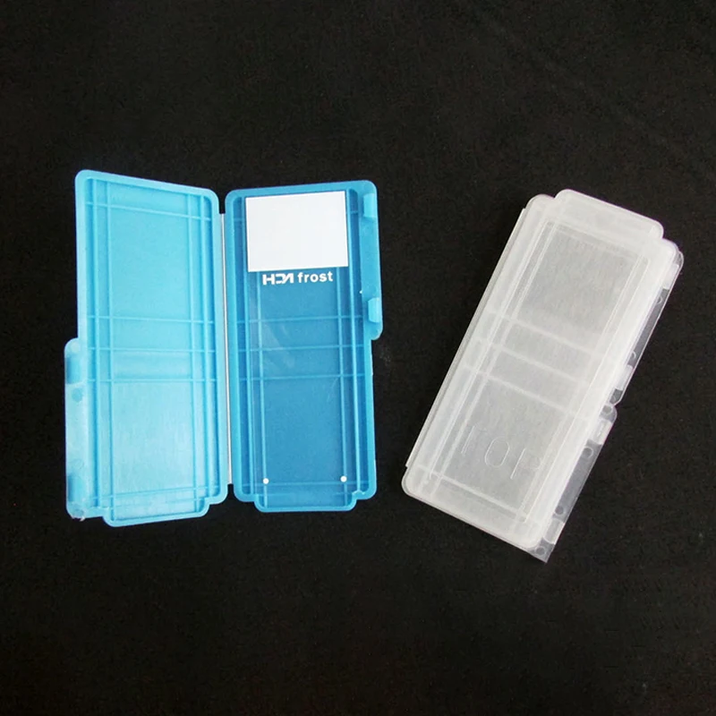 Горячая Распродажа 1PC Portable Lab ABS пластмассовые слайды для микроскопа держатель