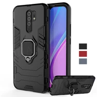 for xiaomi poco m2 reloaded case cover shockproof bumper ring stand holder silicone tpu armor phone back case poco m2 reloaded