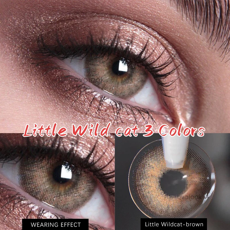 ovolook 2pcspair lenses beauty colored lenses color contact lenses for eyes prescription eye color lens vision correction lens free global shipping