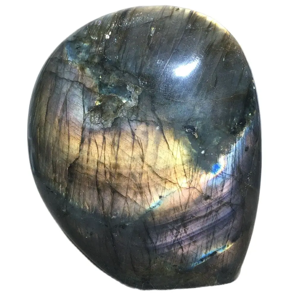 

Natural Labradorite Stones Chakra Healing Polishing Quartz Crystals Ornament For Home Decoration Reiki Treatment Specimens Gift