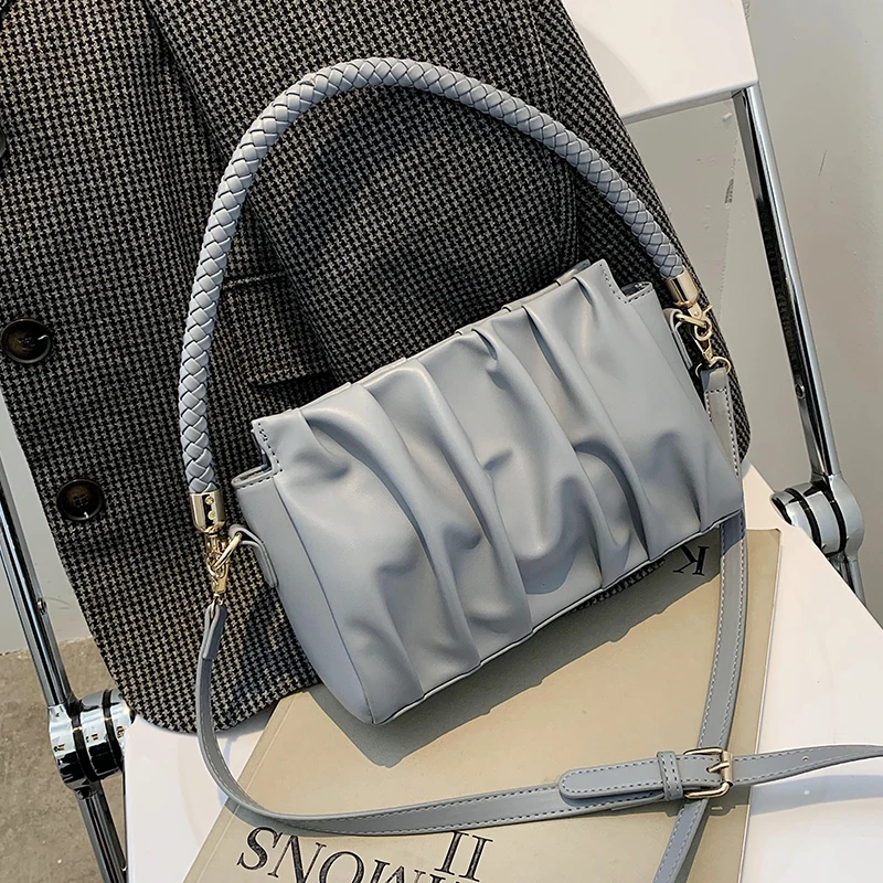 

Высокое качество ранцы плиссированные кожаные сумки, кошельки, женские сумки через плечо сумки 2021 Новинка; Роскошные дизайнерские сумки с к...