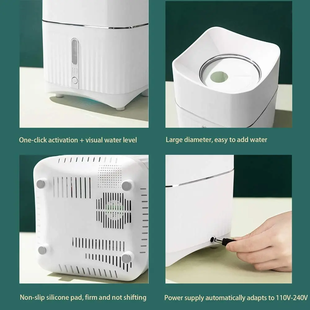 

680ml Humidifier unique Jellyfish humidification method Aroma Diffuser Cool Mist Maker Air Humidifier hogar Purifier with LED