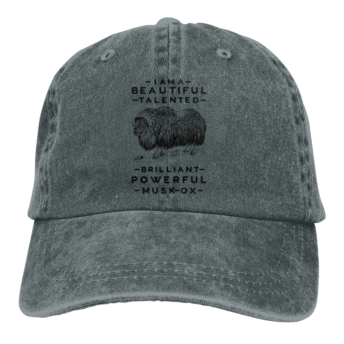 

You're A Beautiful Musk-Ox Hats for Men Women Adjustable Sun Hats Vintage Trucker Hat