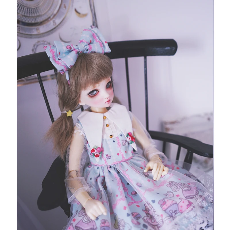 BJD кукла платье 1/4 1/6 1/3 BJD кукла платье+ украшение для волос+ Носки для 1/6 1/4 1/3 BJD кукла аксессуары для куклы одежда костюм для девочек