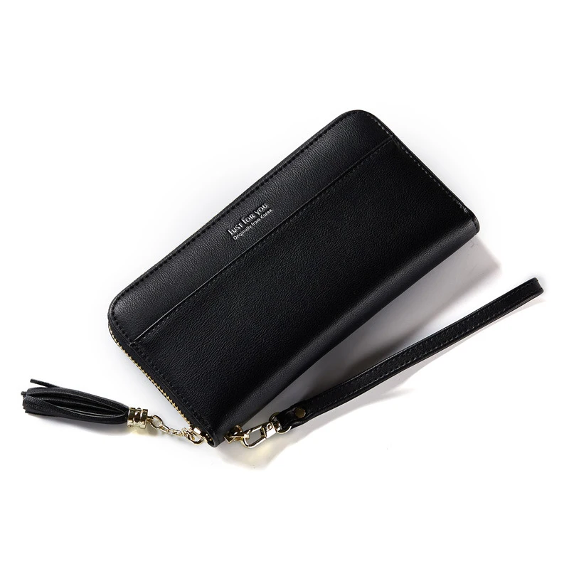 aliwood Tassel Women Wallets Long Zipper Wallet Wristband Clutch Large Capacity Brands Fringed Wallet Female Purse Card holder