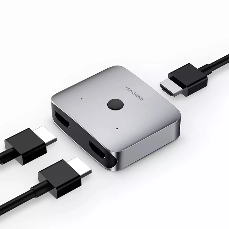 Xiaomi двухстороннее HDMI распределение переходник конвертер адаптер 4K цифровой аналоговый видео аудио для ПК ноутбука планшета