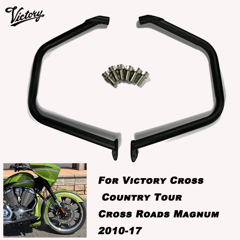 

For Victory Cross Country Tour Cross Roads Magnum 2010-17 Motorcycle Highway Crash Bar Engine Guard Stunt Cage Bumper Protector