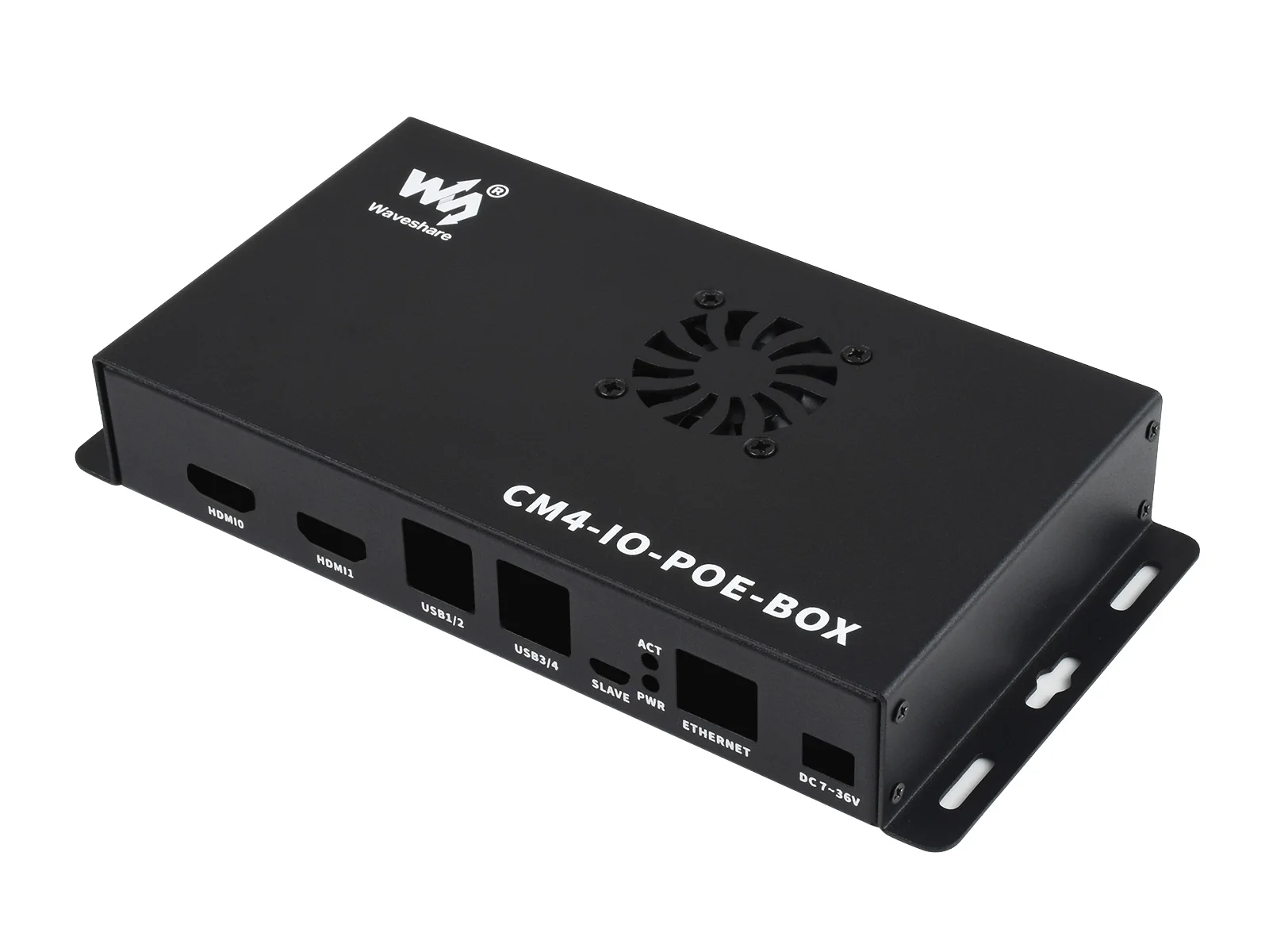 Мини-компьютер Waveshare PoE основан на компьютерном модуле Raspberry Pi 4 (не входит в