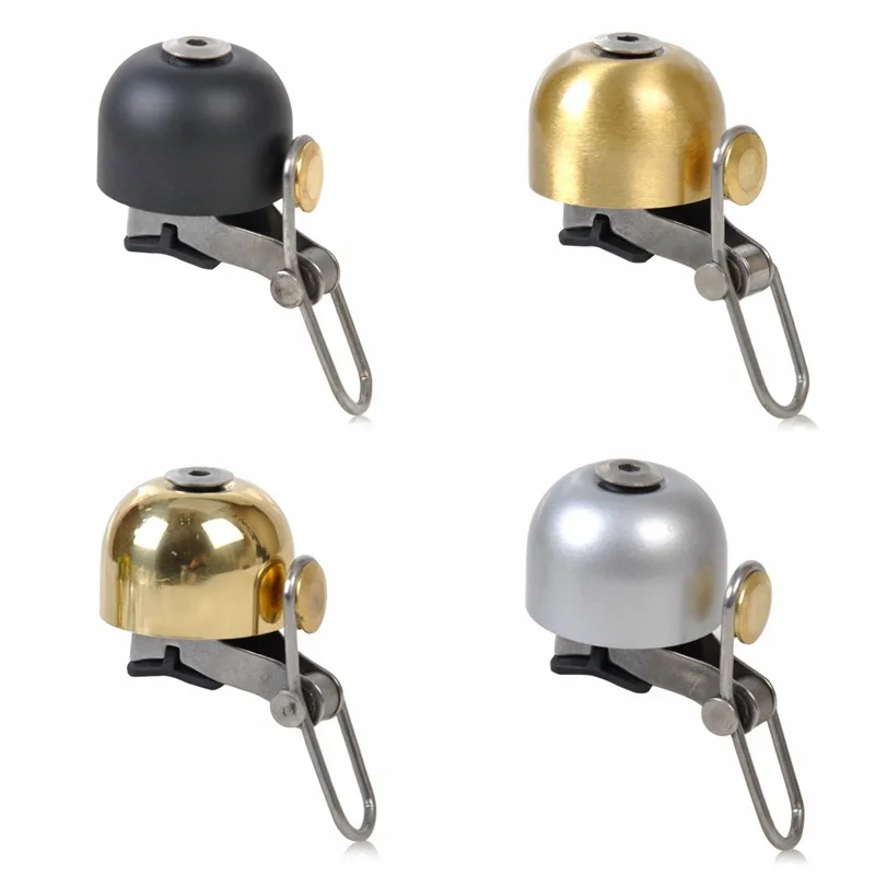 Универсальный велосипедный звонок в форме винтажного шлема очень громкий