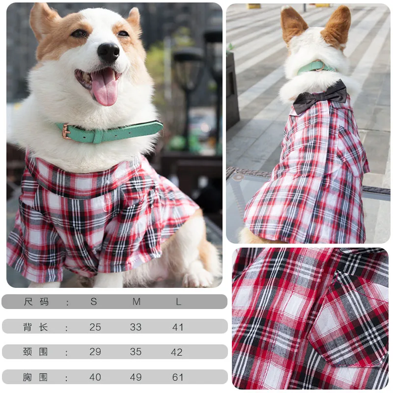 Индивидуальная одежда рубашка для собак летняя Милая в полоску блузка Одежда