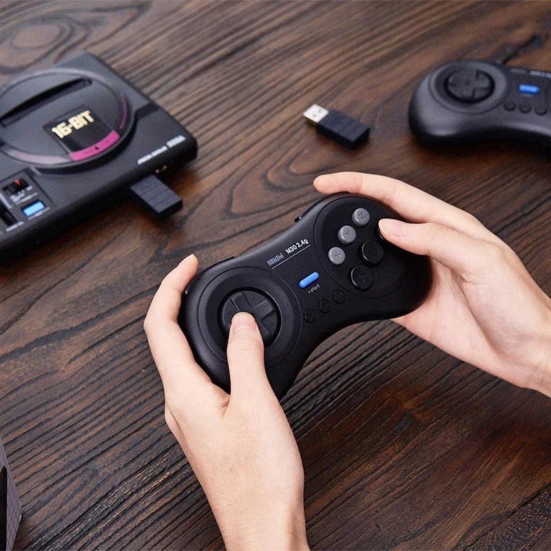 Беспроводной Bluetooth геймпад 8BitDo M30 2 4G для оригинального Sega Genesis и Seg Nintendo Switch ПК MAC