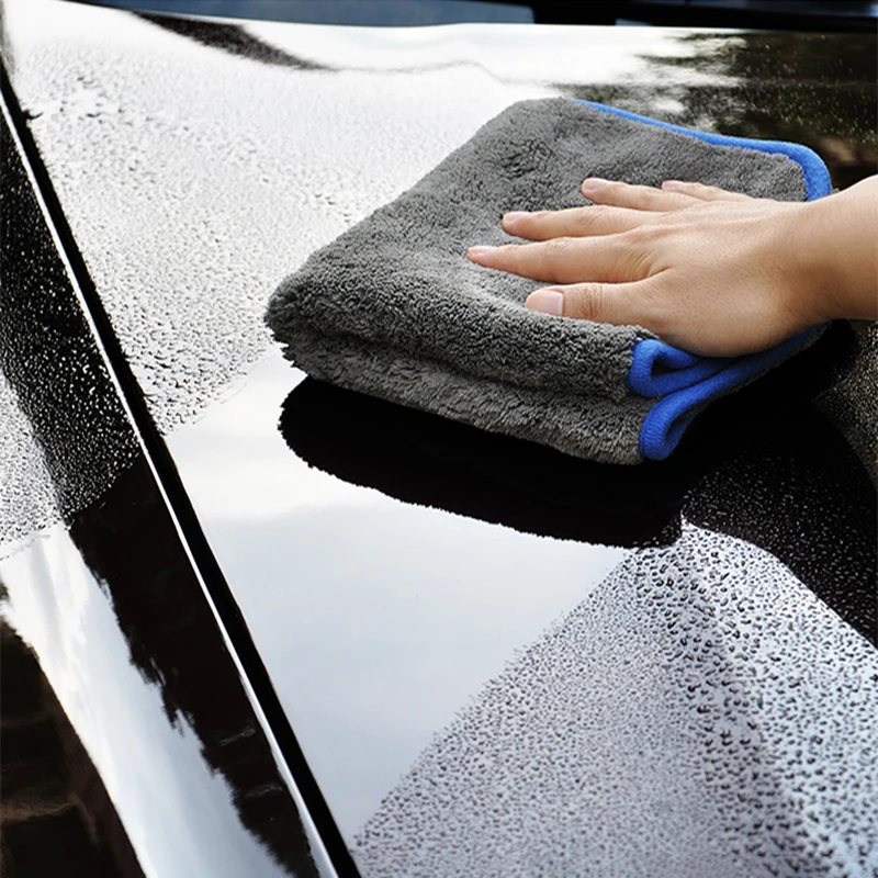 

Car Cleaning Cloths Rags Strong Thick 60x160CM Care Polishing Wash Towels Practical Water Absorbent Solid Plush Microfiber 600g