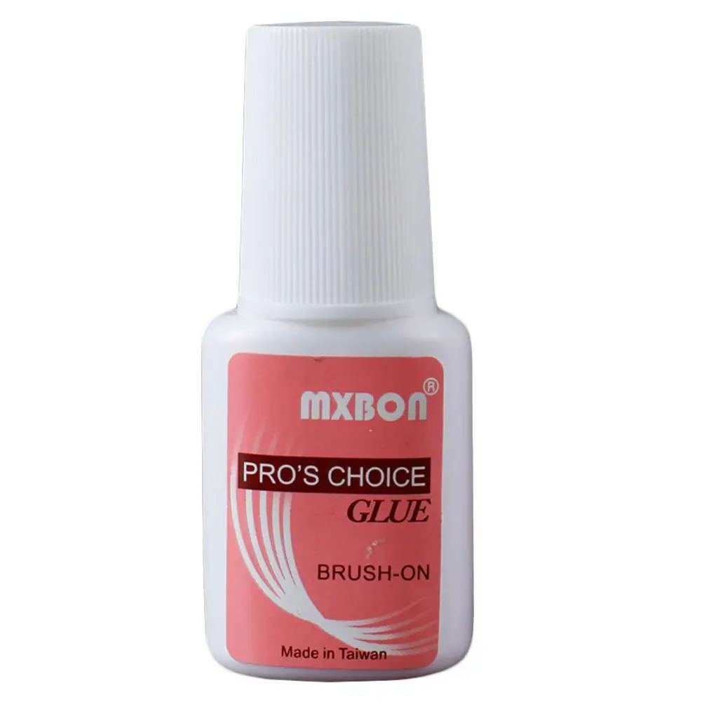 Transparent Non-marking Adhesive Nail Glue False Tips Sticky Gel with Brush | Красота и здоровье