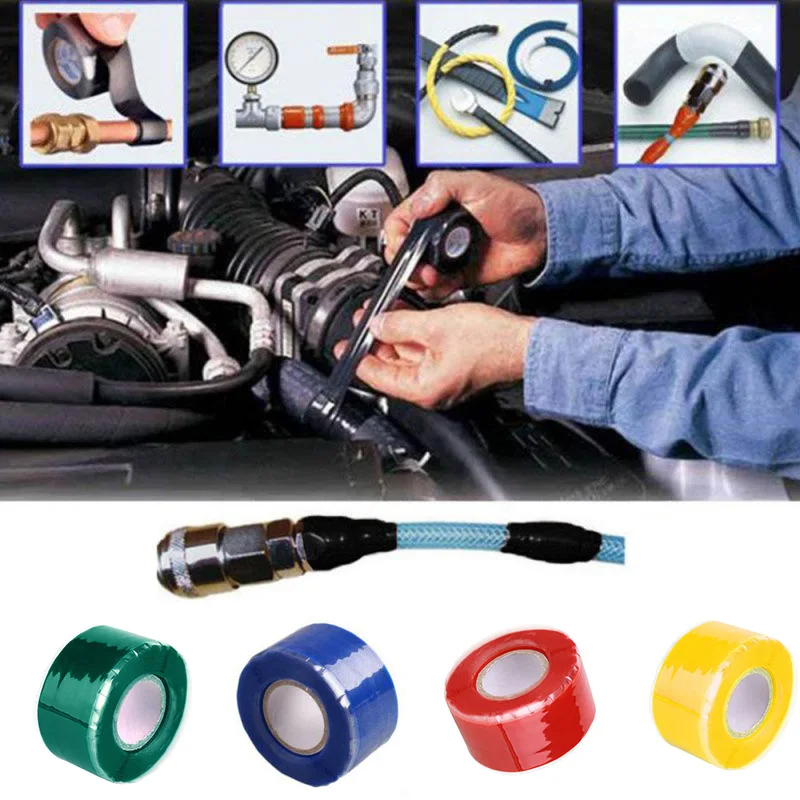 Сверхпрочная Силиконовая Водонепроницаемая ремонтная лента 3 м клейкая