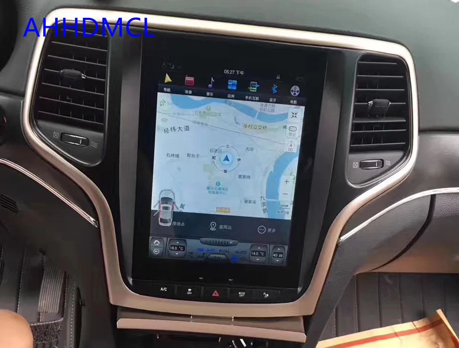 Мультимедийный плеер в стиле Тесла автомобильный стерео проигрыватель на Android с