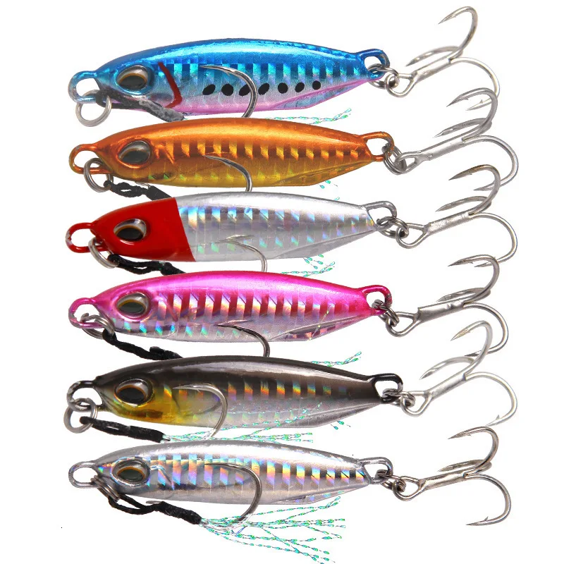 Jig Fishing Lures 2022 Bass Fishing Bait Weights 16-32g Fish Metal Jigs Saltwater Lures Long Shot Isca Artificial Jigging Lure