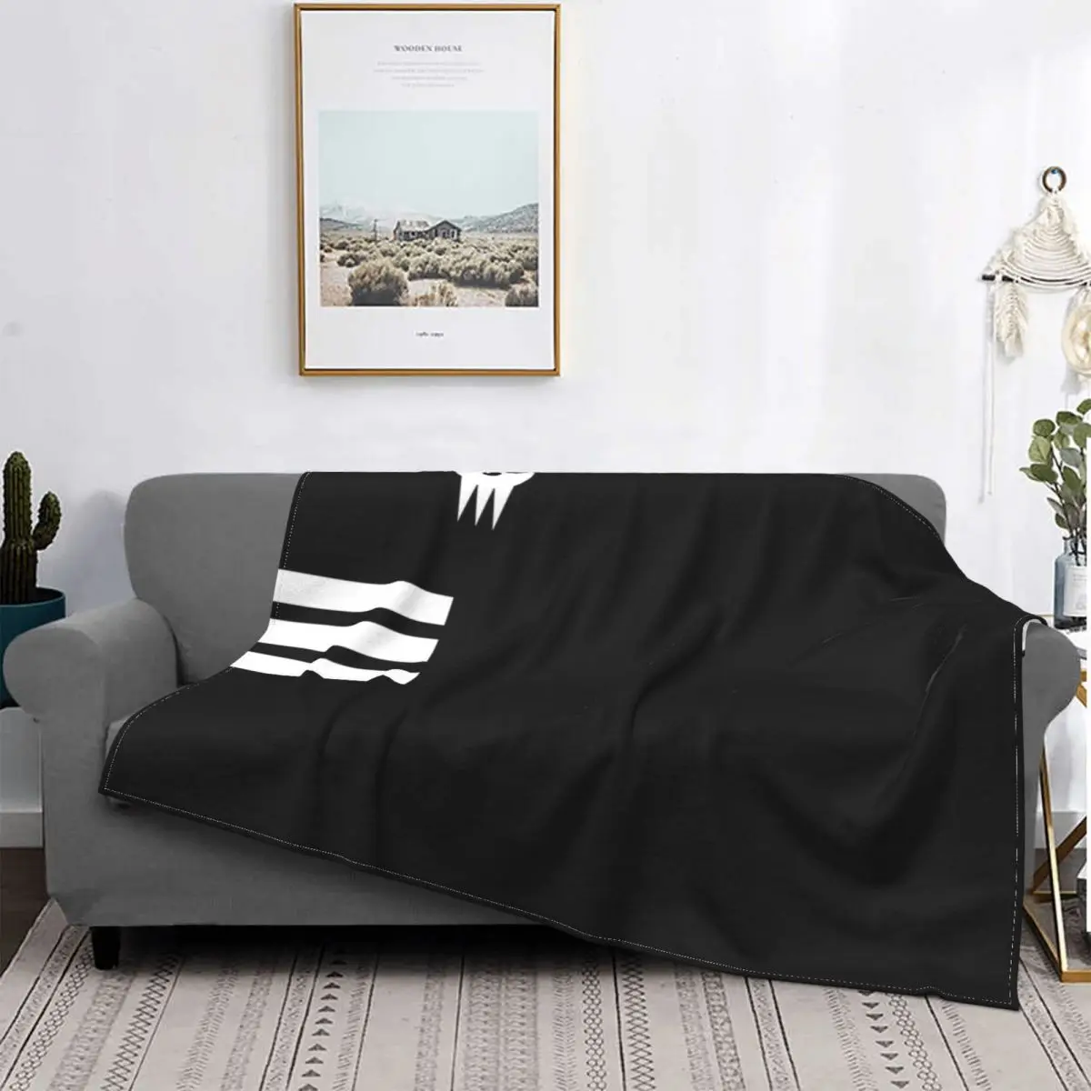 

Backpack Death The Kid Blanket Bedspread Bed Plaid Duvets Sofa Blanket Blanket Hoodie Bedspreads For Bed