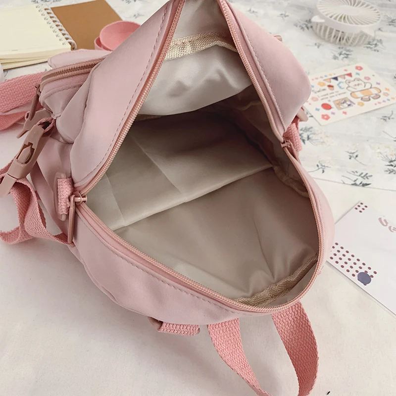 

Fashion Small Backpack Canvas Women Mini Backpack Anti-theft Shoulder Bag School Bag for Teenager Girls School Backapck Female