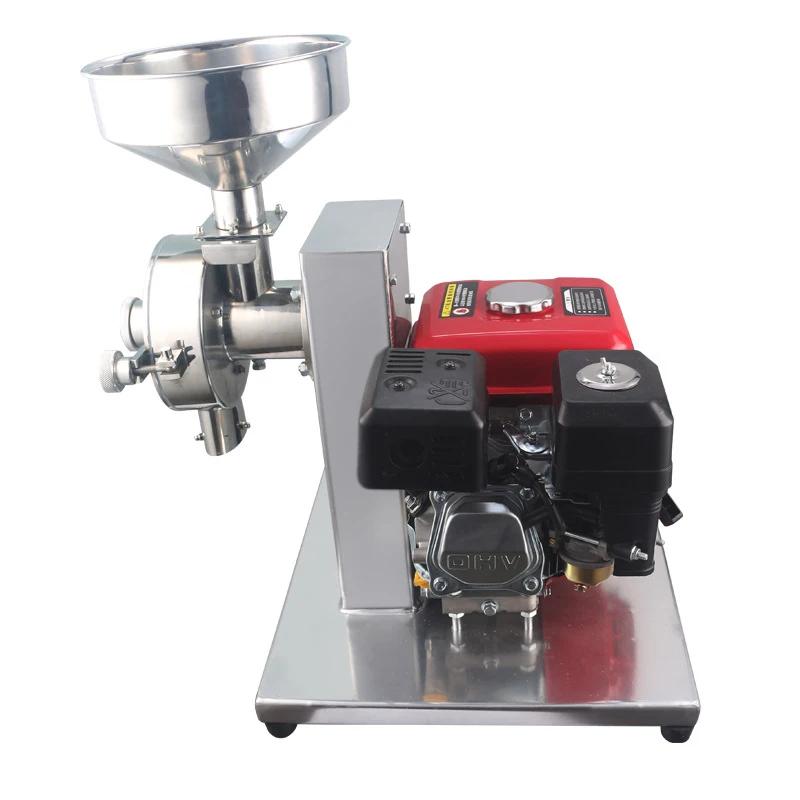 Коммерческая измельчитель бензинового двигателя из нержавеющей стали 20-50 кг/ч