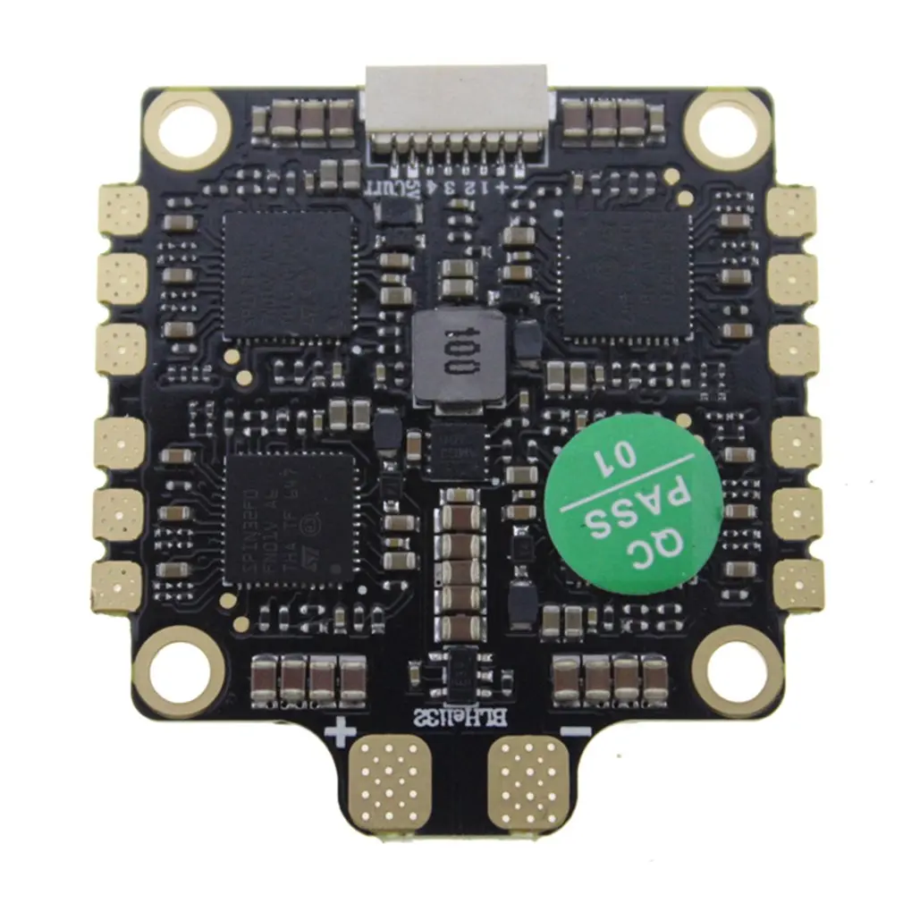 HAKRC ESC 4-в-1 50A с диагональю экрана 3-6S BLHeli_32 5V 3A BEC Dshot1200 мини Размеры ESC для DIY небольшой гоночный Дрон с видом от первого лица с отводом тепла